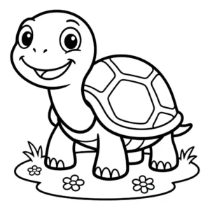Desenhos de tartaruga para colorir e imprimir - educação infantil (página 1)
